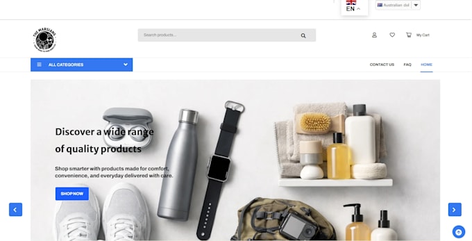 design a professional ecommerce website for your onlinestore