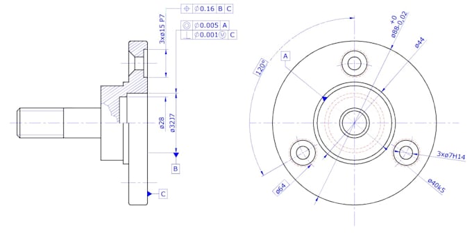 create manufacturing ready 2d technical drawings with for cnc machining