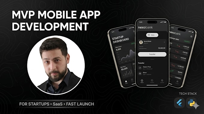 develop a high quality mobile app mvp with flutter