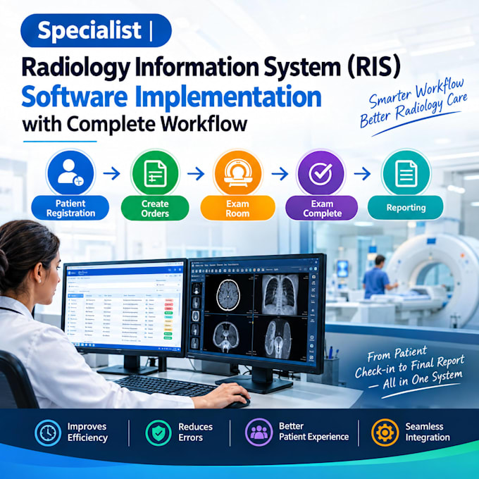 set up ris radiology information system