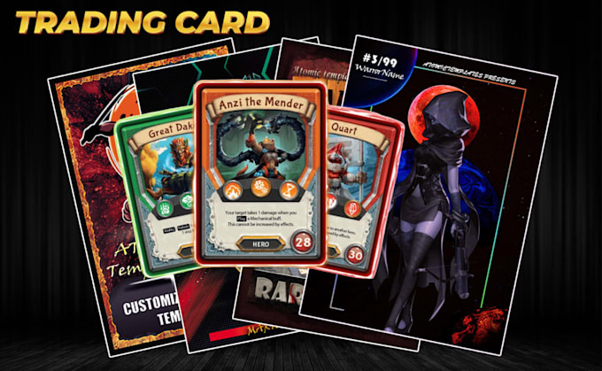 Create professional 2d card designs for tcg, ccg, tarot, and anime ...