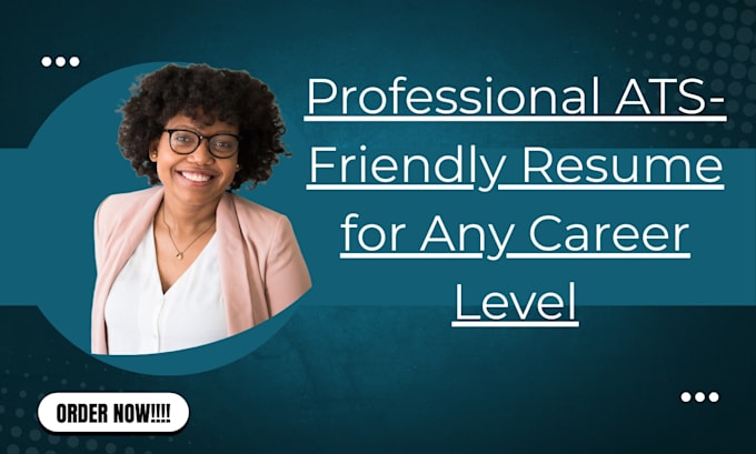 write a professional ats friendly resume for any career level