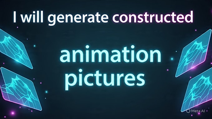 generate ai constructed animation pictures