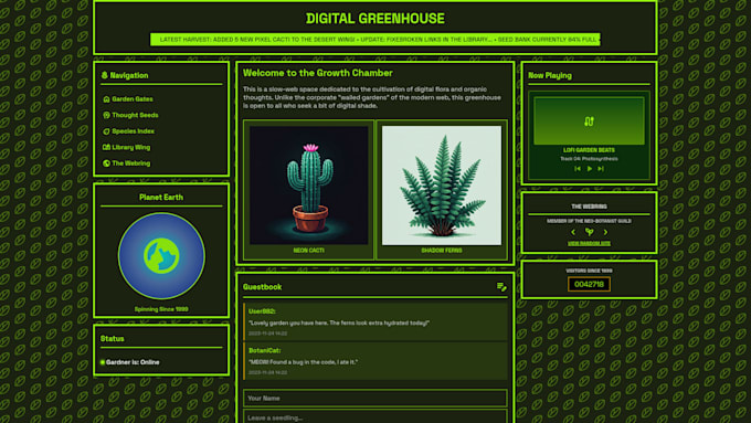 create neocities, nikoweb, or any static site to your design