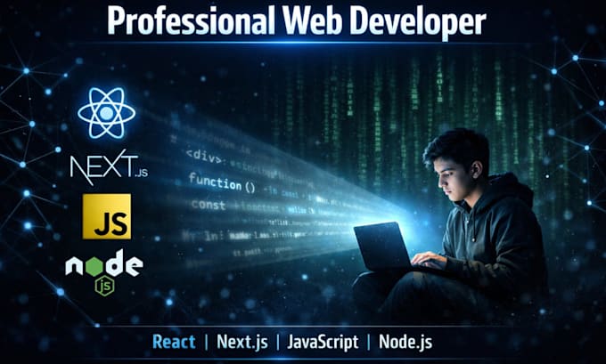 Build a responsive website using react, nextjs or nodejs by Sharif313bd ...