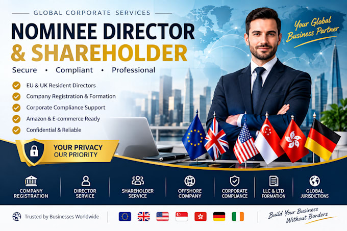 provide professional nominee director service, company registration, shareholder