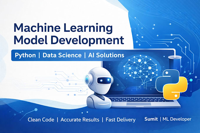 build a machine learning model using python for your dataset