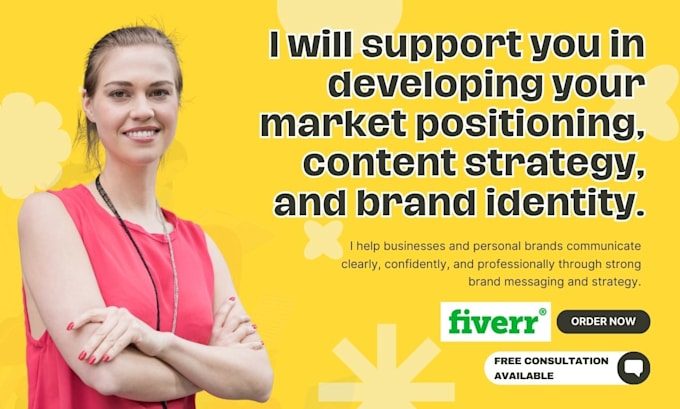 develop your brand identity, market positioning and content strategy