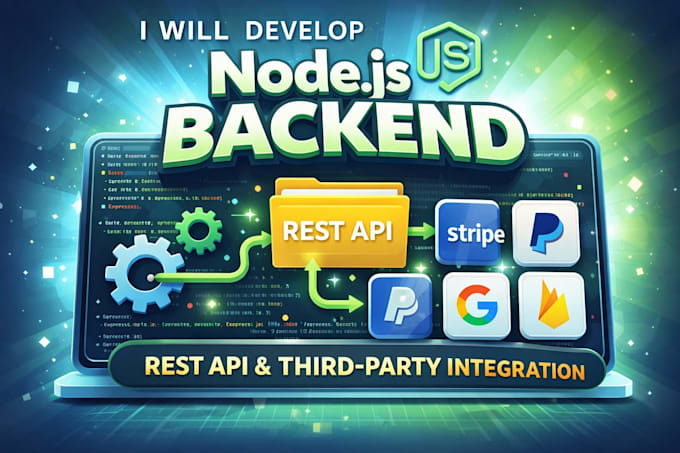 Develop nodejs backend and integrate third party apis by Salman_7875 ...
