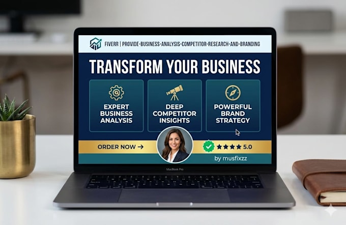 provide business analysis, competitor research and branding