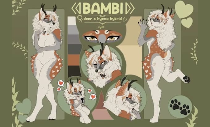 furry reference sheet fursona ref sheet anthro ref sheet furry ref sheet nsfw oc