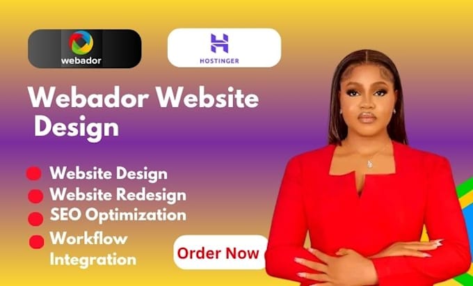 setup mobile friendly webador website, hostinger website design, webador