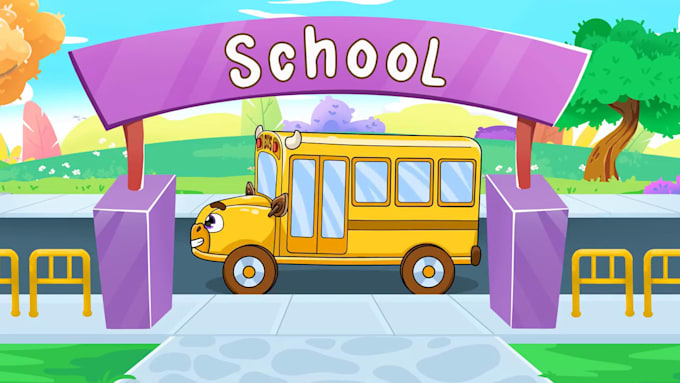 create 2d cartoon animation 2d animation 2d animated music video
