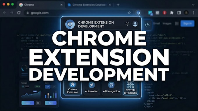 develop custom chrome extensions