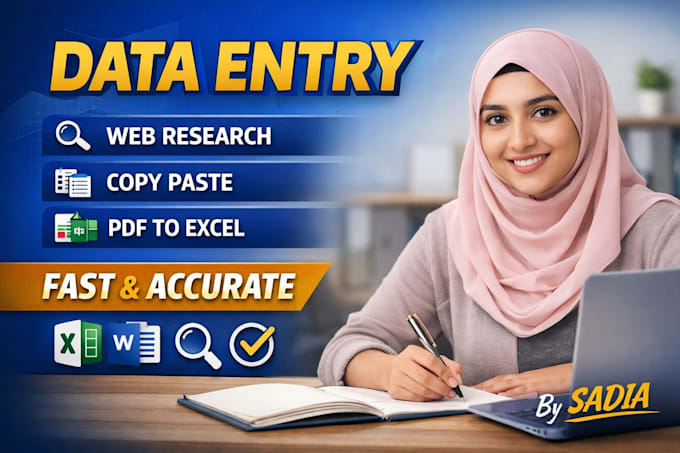 do accurate data entry, copy paste work in excel or word