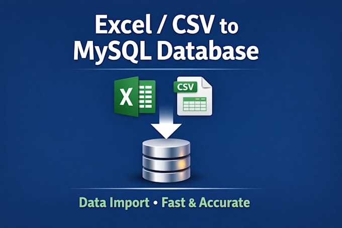 import excel or CSV data into mysql database