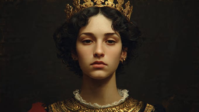 paint a realistic digital portrait