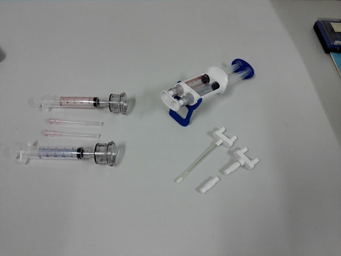 design syringe and application tip for drug liquid or paste delivery