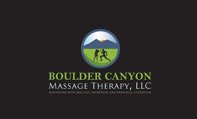 design unique boulder canyon massage therapy logo