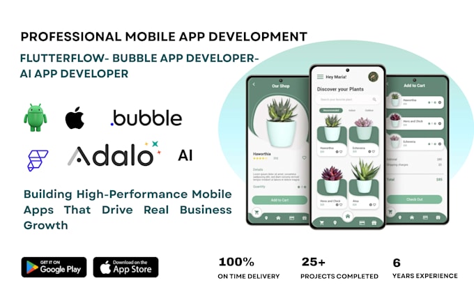 mobile app developer app development flutter app ai app developer mobile app