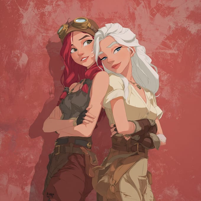make an unique friendship portrait