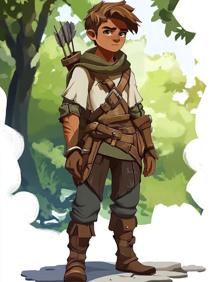 draw 2d game character or 2d game character