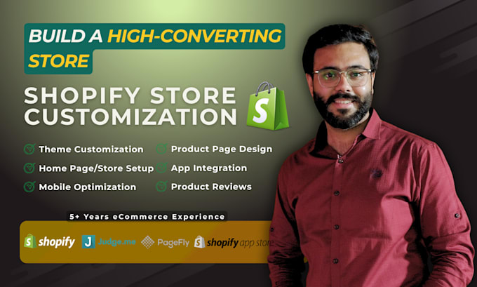 customize shopify theme, design store, fix layout and product page