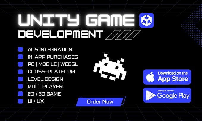 Develop a 2d or 3d game on unity for mobile and pc by Xath777 | Fiverr