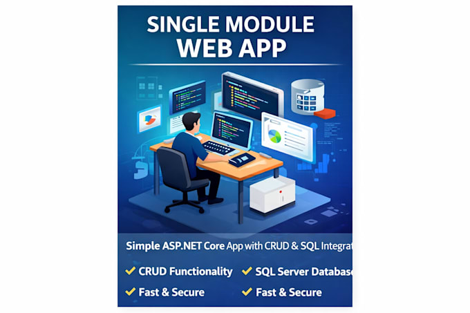 develop dot net core web application