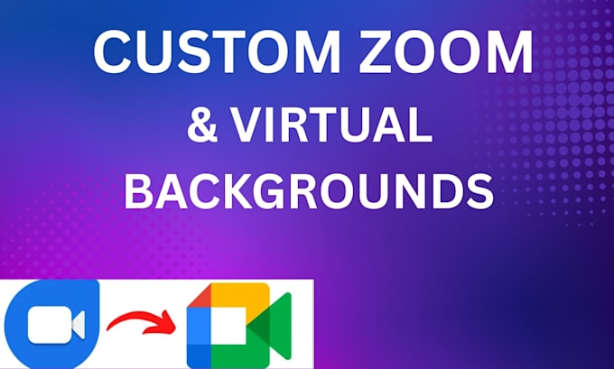 fully customized zoom virtual background and office mockups