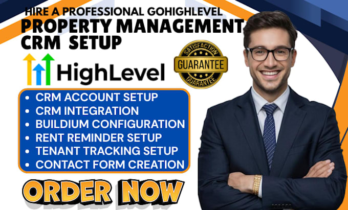 Opzetten property management crm gohighlevel buildium huurder tracking ...