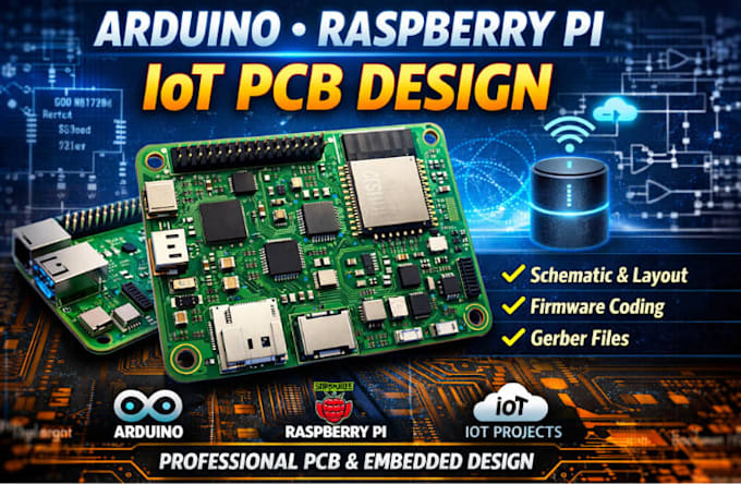 design arduino and raspberry pi iot pcb design using easyeda, altium designer