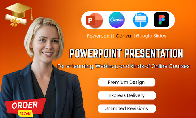 Design powerpoint presentation for elearning, webinar and online ...