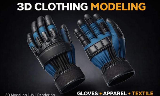 design 3d gloves socks and boxing gear visualization 3d apparel,