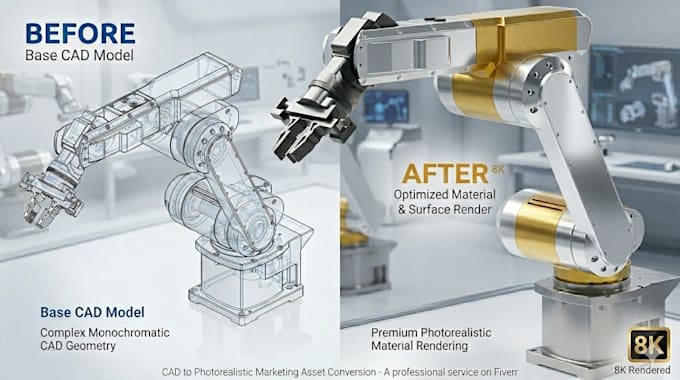 Turn your 3d model into ultra realistic 8k photo renders by Kareem ...