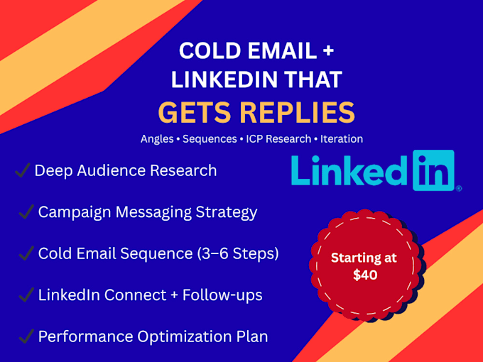 write cold email and linkedin outreach campaigns that get replies