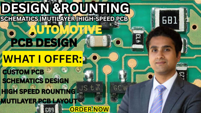 automotive pcb design schematics multilayer layout high speed routing