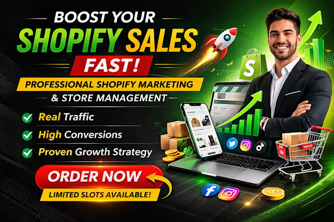 promote shopify store, market shopify, promote website an boost shopify sales