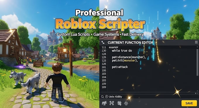 script any system or feature you need for your roblox game in lua