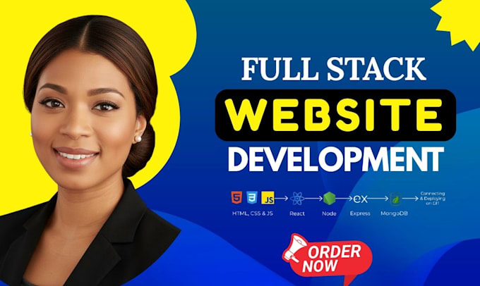 Do custom website development as front end or full stack web developer ...