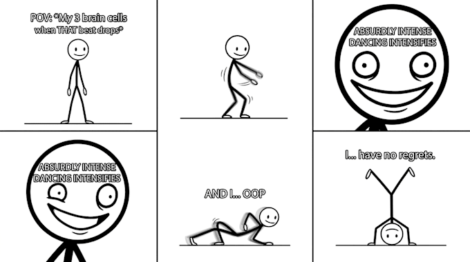 Stickman Error Create viral 2d animation stickman, animation stick figure music video ...