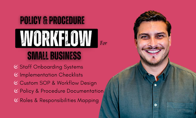 write policy and procedure workflows for small business ops