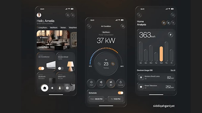 develop smart home app iot app home automation app device control app esp32 app
