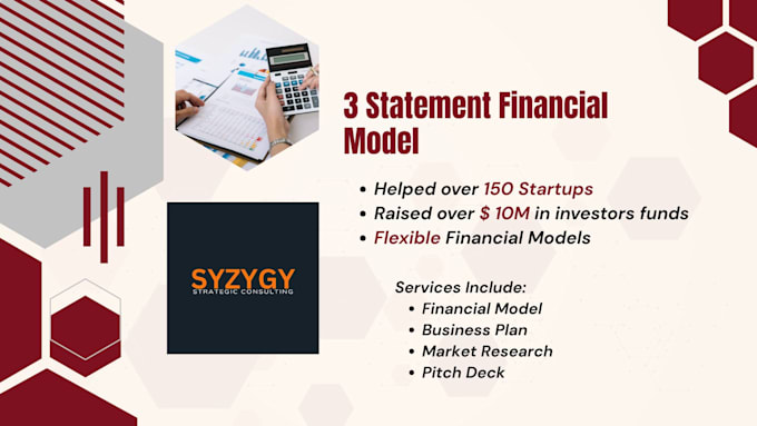 make 3 statement financial model, financial model, business valuations