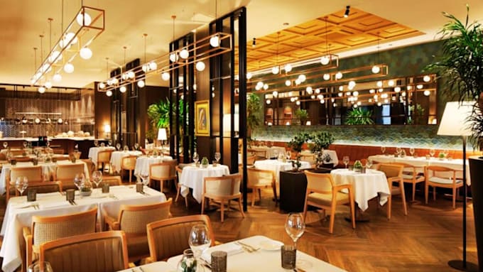 Design restaurant, café and coffee shop interior design with 3d ...