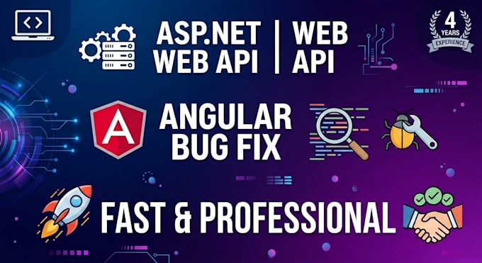 fix asp net core web api and angular bug fixing