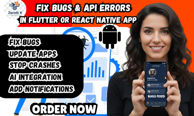 Fix bugs, errors and integrate ai features in your flutter or react ...