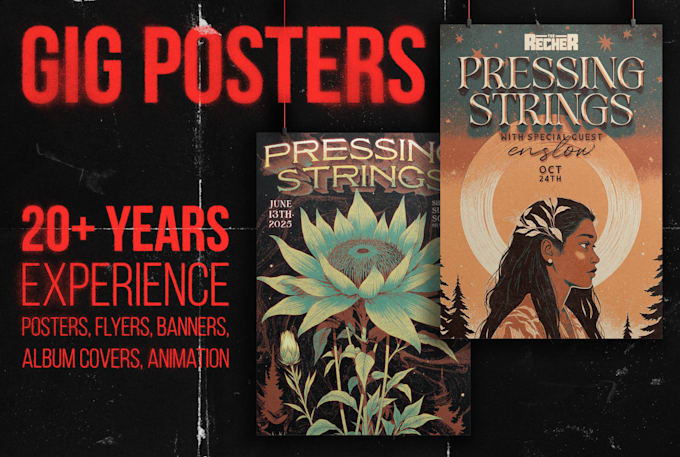 design gig posters for your event
