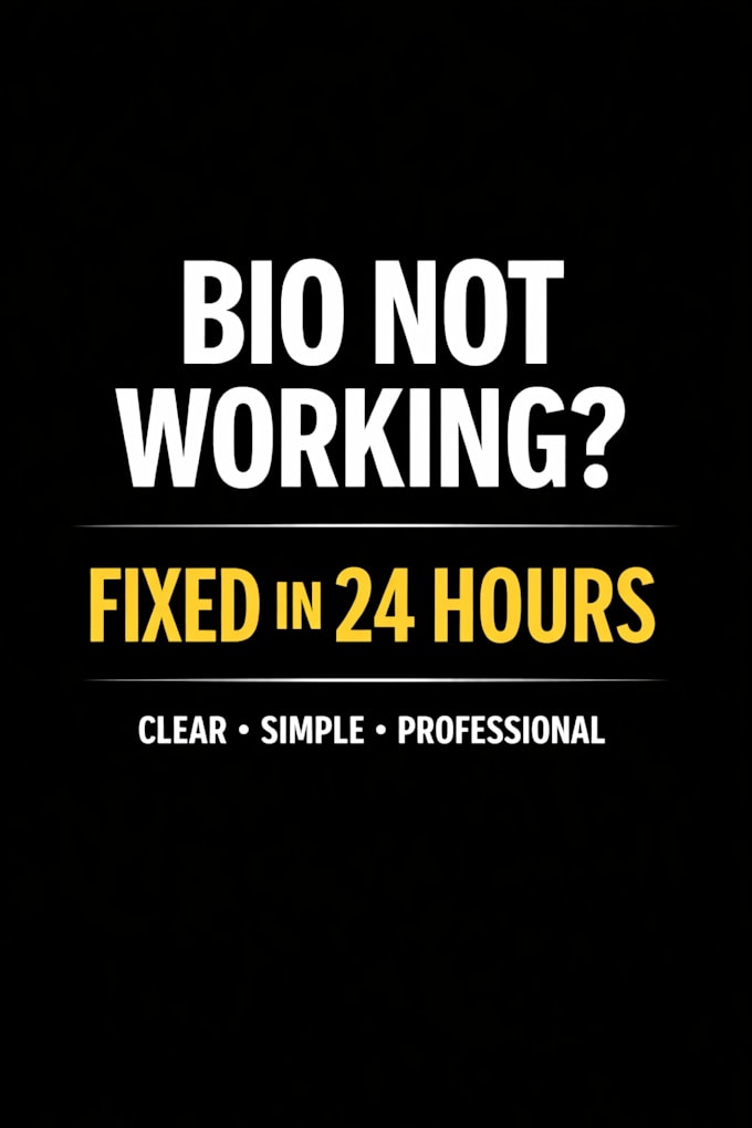 rewrite your bio to attract clicks, trust, and conversions