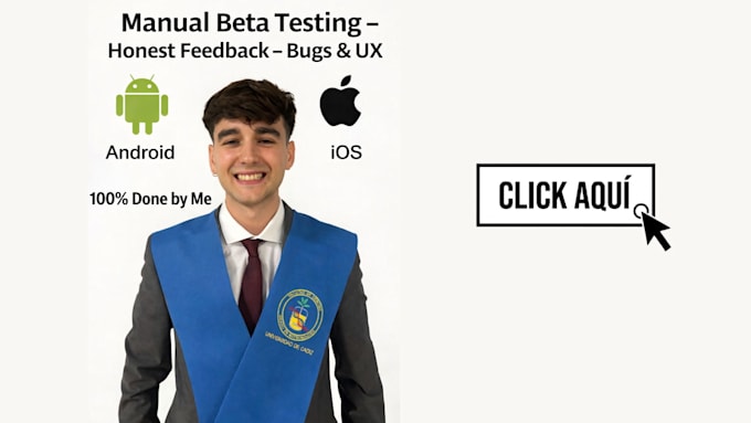 manually test and feedback your android or ios app